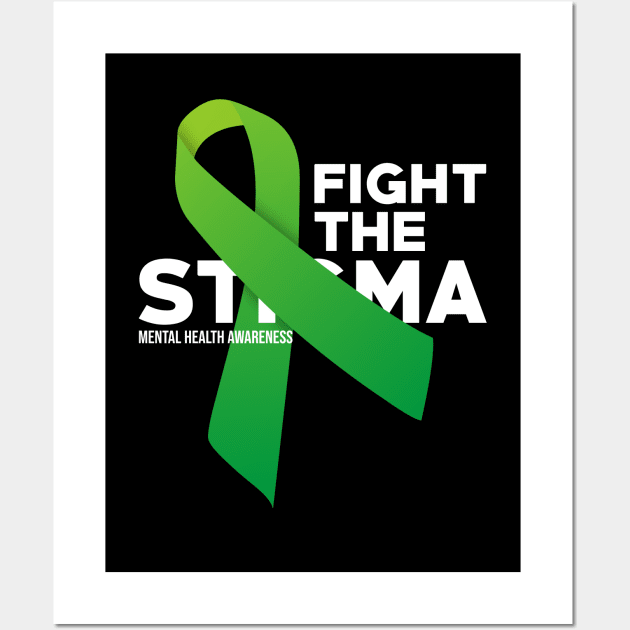 Fight The Stigma Wall Art by mia_me